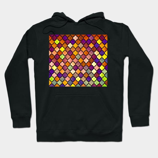 Moroccan Arabic Pattern Hoodie by ArtDreamStudio